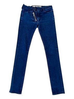 April 77 Johnny Overdrive 1955 Low Rise Skinny Jeans Zipper Punk Rock Size 26